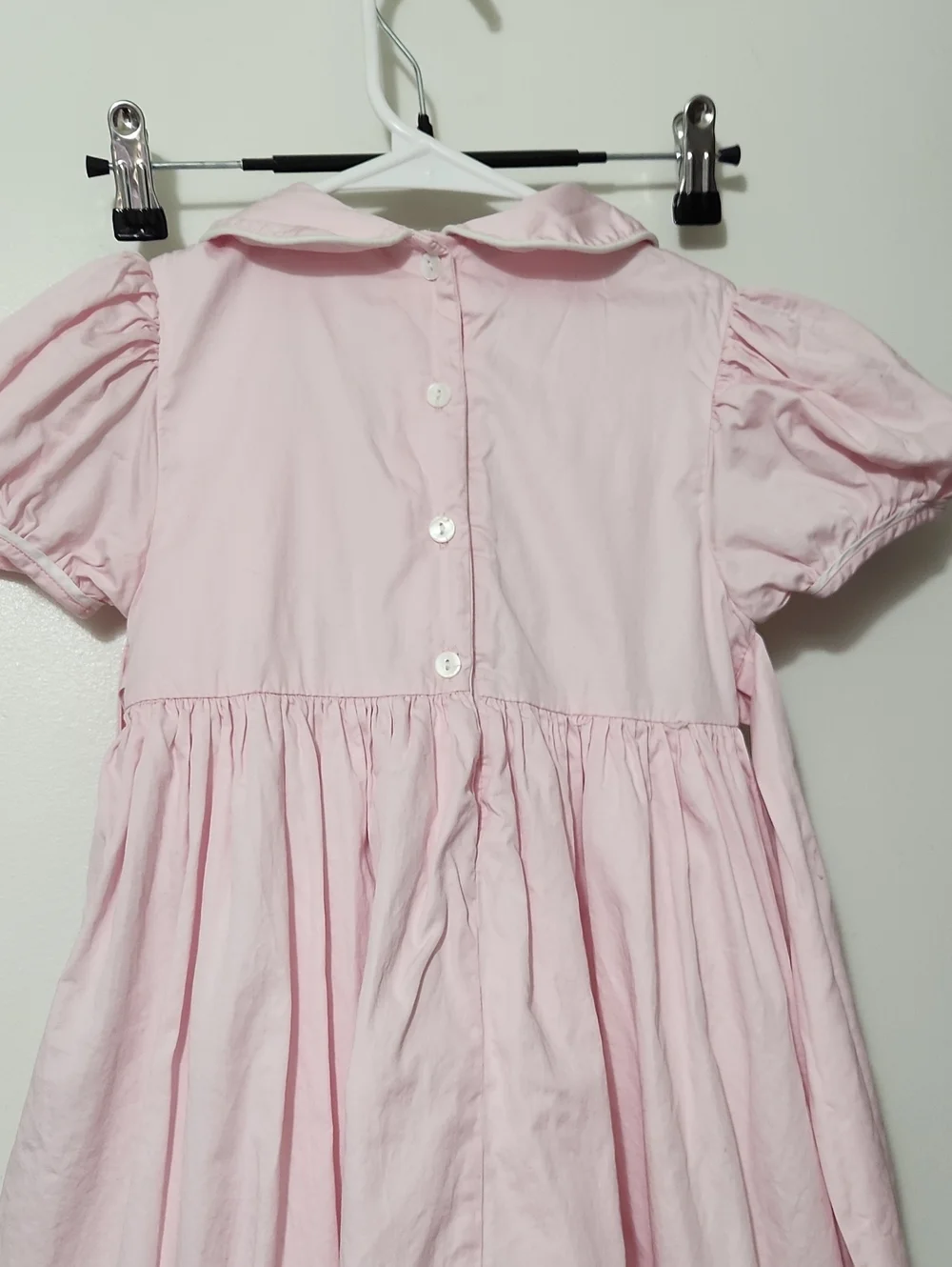 Pettigirl Pink Smocked Dress Sz 6 100% Cotton Barbiecore Barbiecore